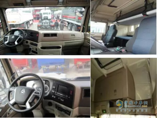 重汽濟(jì)南版灑水車內(nèi)飾